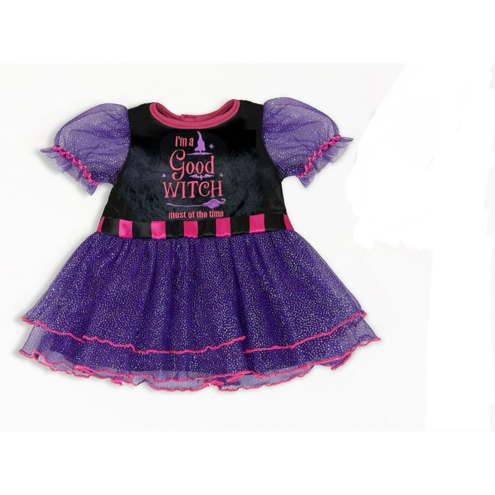 NEW Baby Celebrate! Good Witch Halloween Costume Purple Black One Size